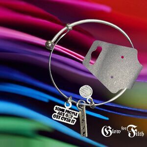 SOME PEOPLE ARE GAY GET OVER IT Charm Bracelet – LGBTQ+ Love Stack
